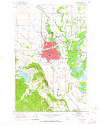 KALISPELL, MT HISTORICAL MAP GEOPDF 7.5X