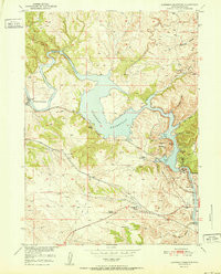 GUERNSEY RESERVOIR, WY HISTORICAL MAP GE