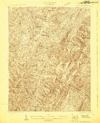 SPRUCE KNOB, WV-VA HISTORICAL MAP GEOPDF