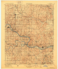 HOMINY, OK HISTORICAL MAP GEOPDF 15X15 G