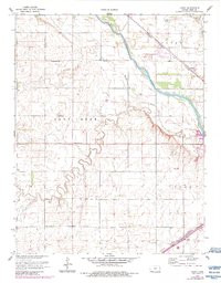 YAGGY, KS HISTORICAL MAP GEOPDF 7.5X7.5