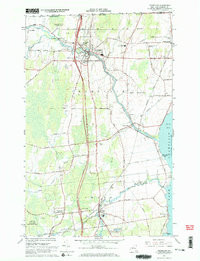 CHAMPLAIN, NY HISTORICAL MAP GEOPDF 7.5X