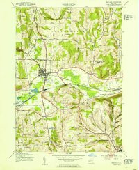 WAYLAND, NY HISTORICAL MAP GEOPDF 7.5X7.