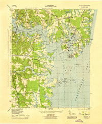 REEDVILLE, VA HISTORICAL MAP GEOPDF 7.5X