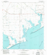 TURTLE BAY, TX HISTORICAL MAP GEOPDF 7.5