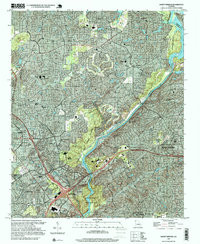 SANDY SPRINGS, GA HISTORICAL MAP GEOPDF