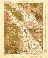 HEALDSBURG, CA HISTORICAL MAP GEOPDF 15X