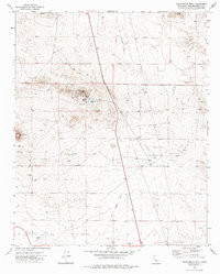 SADDLEBACK MOUNTAIN, CA HISTORICAL MAP G