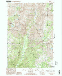 KRAG PEAK, OR HISTORICAL MAP GEOPDF 7.5X