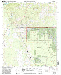 LUDLOW, MS HISTORICAL MAP GEOPDF 7.5X7.5
