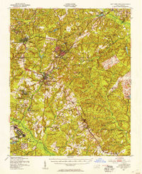 SOUTHERN PINES, NC HISTORICAL MAP GEOPDF