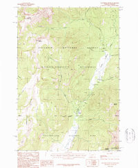 ROUNDHEAD BUTTE, MT-WY HISTORICAL MAP GE