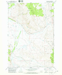 BUTCH HILL, MT HISTORICAL MAP GEOPDF 7.5