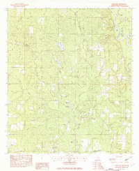 VANCLEAVE, MS HISTORICAL MAP GEOPDF 7.5X