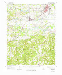 HARRISBURG, IL HISTORICAL MAP GEOPDF 15X