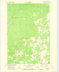 BECKY CREEK, WI HISTORICAL MAP GEOPDF 7.