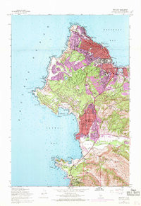 MONTEREY, CA HISTORICAL MAP GEOPDF 7.5X7