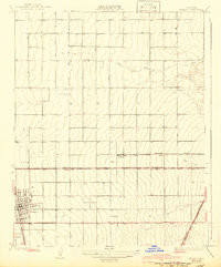 DELANO EAST, CA HISTORICAL MAP GEOPDF 7.