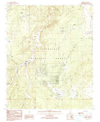 HEBER, AZ HISTORICAL MAP GEOPDF 7.5X7.5