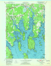 HARRINGTON, ME HISTORICAL MAP GEOPDF 7.5