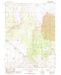 AURORA, NV-CA HISTORICAL MAP GEOPDF 7.5X