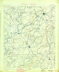 TALLADEGA, AL HISTORICAL MAP GEOPDF 30X3