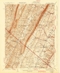 GERRARDS TOWN, WV-VA HISTORICAL MAP GEOP