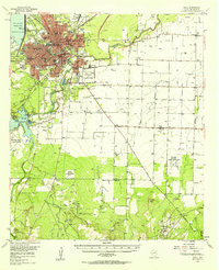 WALL, TX HISTORICAL MAP GEOPDF 15X15 GRI
