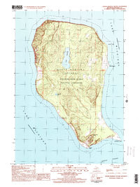 NORTH MANITOU ISLAND, MI HISTORICAL MAP
