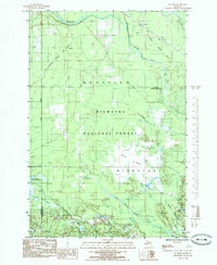 JUNIPER, MI HISTORICAL MAP GEOPDF 7.5X7.
