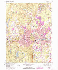 BRISTOL, CT HISTORICAL MAP GEOPDF 7.5X7.