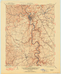 FRANKFORT, KY HISTORICAL MAP GEOPDF 15X1