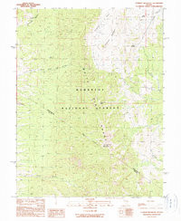 CURRANT MOUNTAIN, NV HISTORICAL MAP GEOP