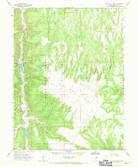 FLAT ROCK MESA, UT HISTORICAL MAP GEOPDF