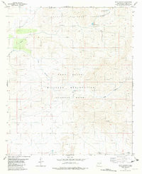 CULP CANYON, NM HISTORICAL MAP GEOPDF 7.