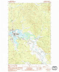 RAYMOND, WA HISTORICAL MAP GEOPDF 7.5X7.