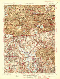 NEWTON, MA HISTORICAL MAP GEOPDF 7.5X7.5