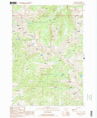 NOBLE PEAK, MT HISTORICAL MAP GEOPDF 7.5