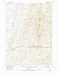 SAGE, WY HISTORICAL MAP GEOPDF 15X15 GRI