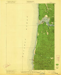 WALDPORT, OR HISTORICAL MAP GEOPDF 15X15