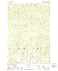 THUNDERBOLT CREEK, MT HISTORICAL MAP GEO