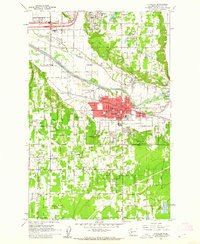 PUYALLUP, WA HISTORICAL MAP GEOPDF 7.5X7