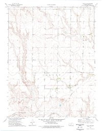 GOVE SW, KS HISTORICAL MAP GEOPDF 7.5X7.