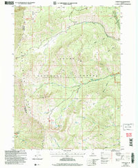 PARIS PEAK, ID HISTORICAL MAP GEOPDF 7.5