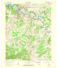 CADIZ, KY HISTORICAL MAP GEOPDF 7.5X7.5