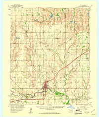 SAYRE, OK HISTORICAL MAP GEOPDF 15X15 GR