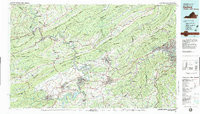 RADFORD, VA-WV HISTORICAL MAP GEOPDF 30X