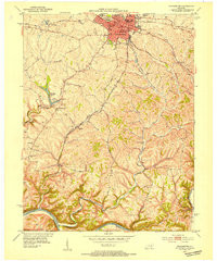WINCHESTER, KY HISTORICAL MAP GEOPDF 7.5