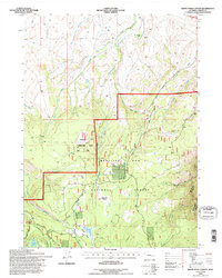 WHITE ROCK CANYON, WY HISTORICAL MAP GEO