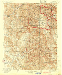KAWEAH, CA HISTORICAL MAP GEOPDF 30X30 G